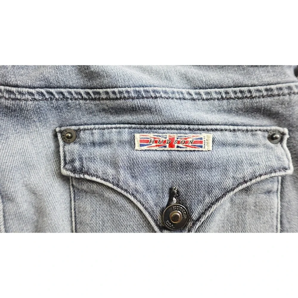 Hudson Jeans Men's Gray Distressed Blinder Skinny Jeans Pants Size 26